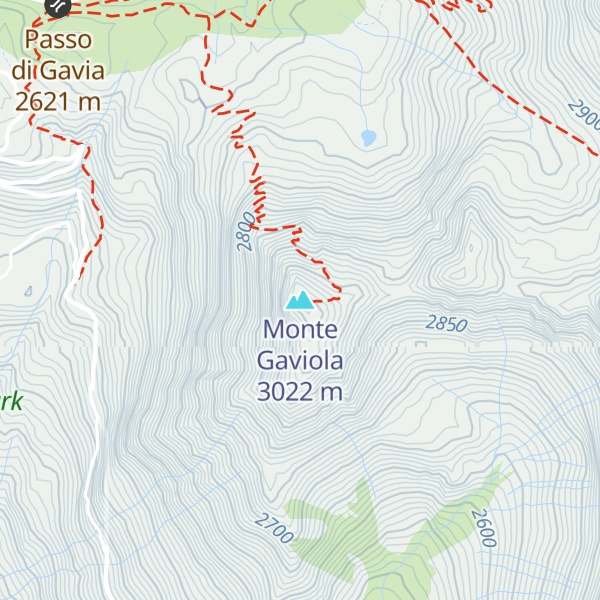 Map of Monte Gaviola