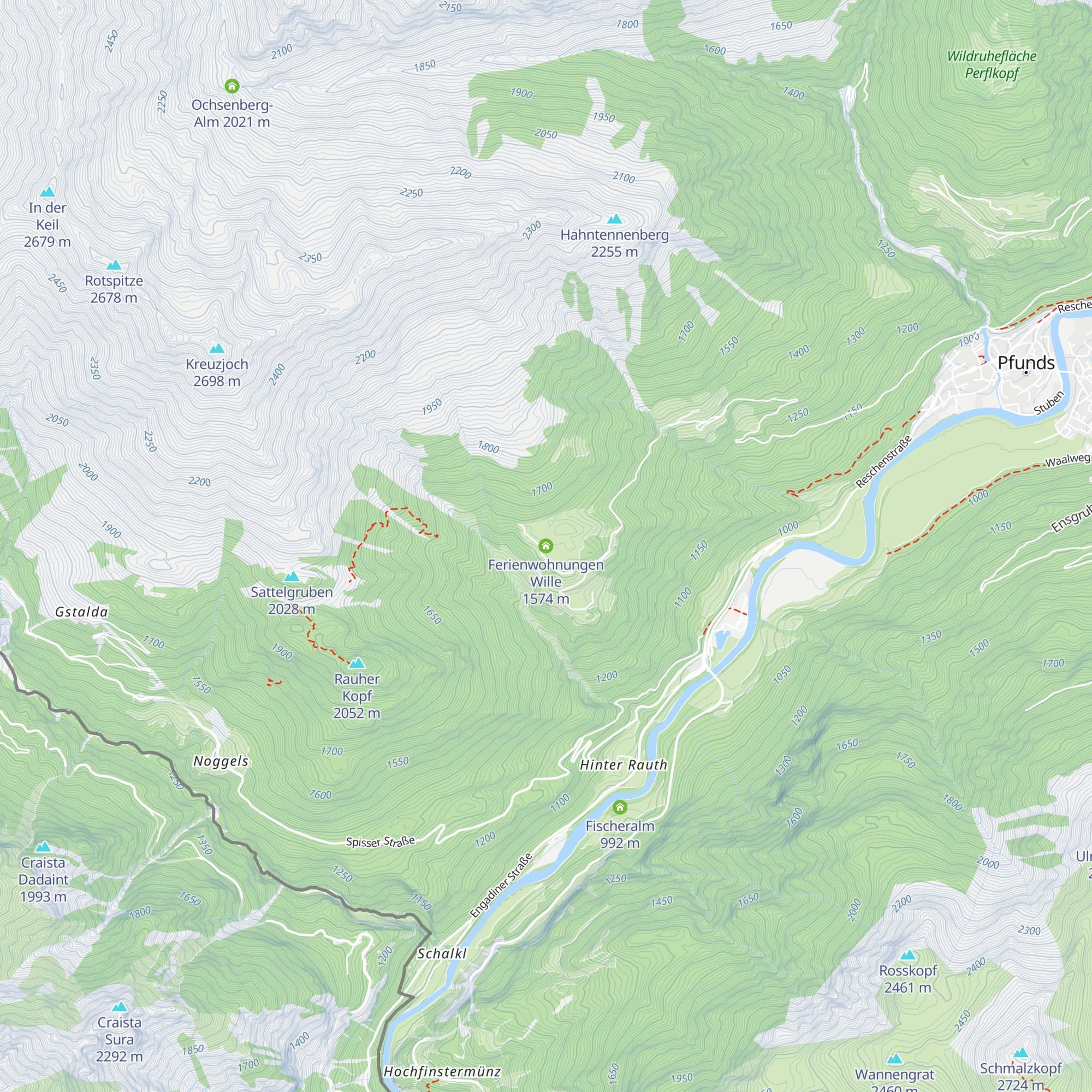 Ferienwohnungen Wille map