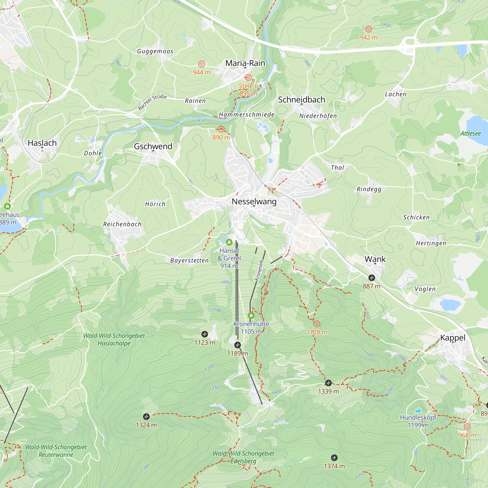 Sepp’s Stadl-Alm map