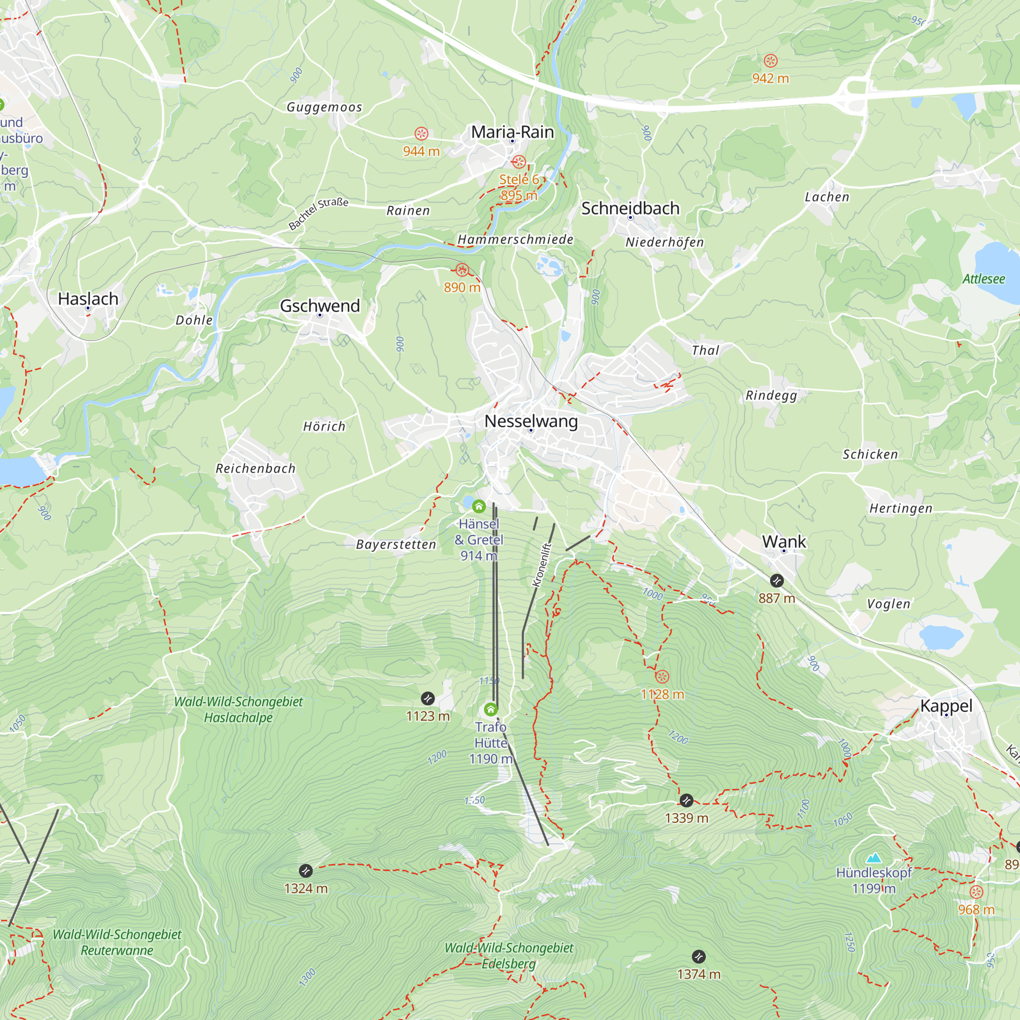 Sepp’s Stadl-Alm map