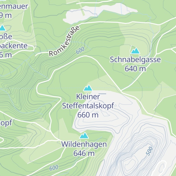 Map of Kleiner Steffentalskopf