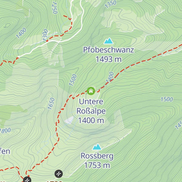 Map of Untere Roßalpe