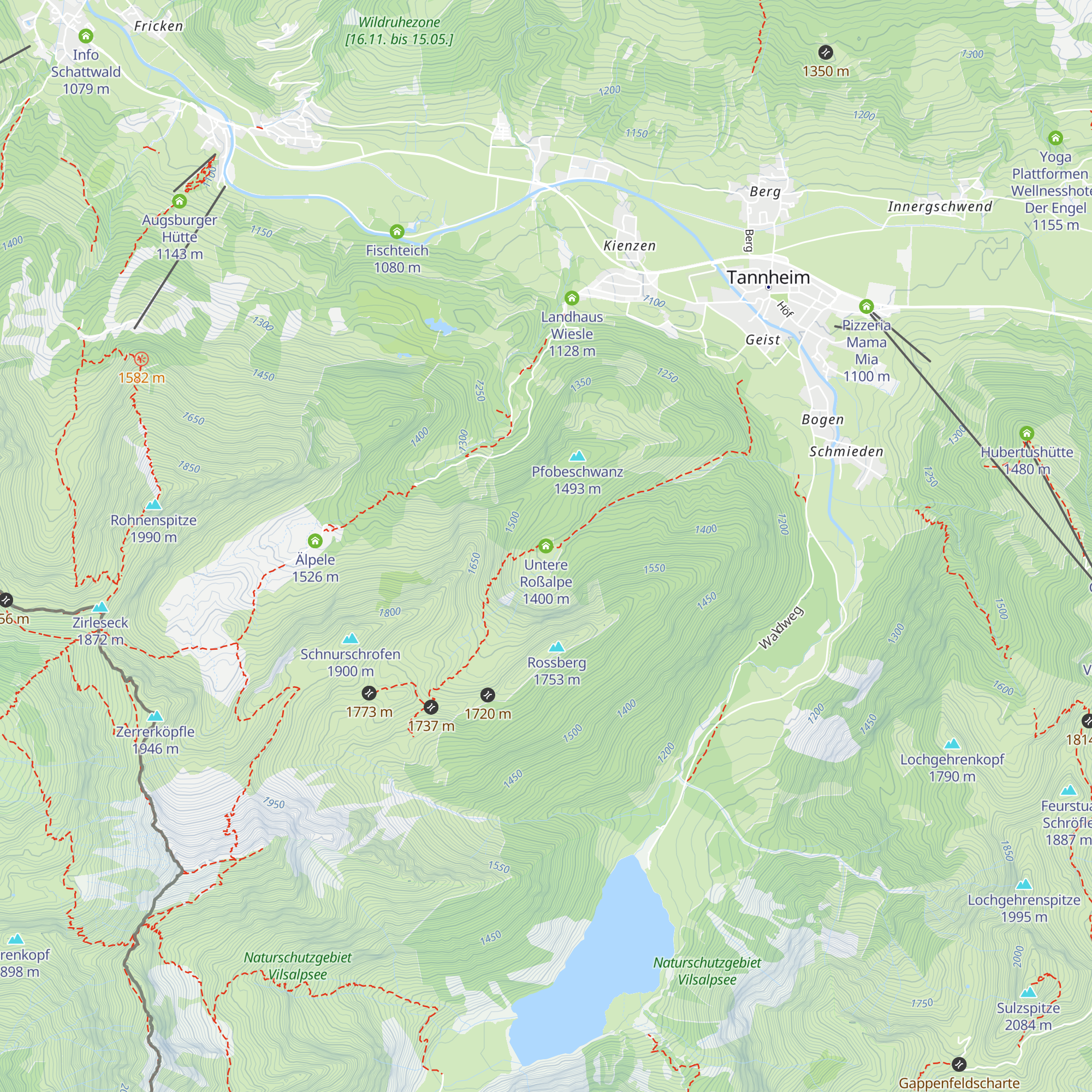 Untere Roßalpe map