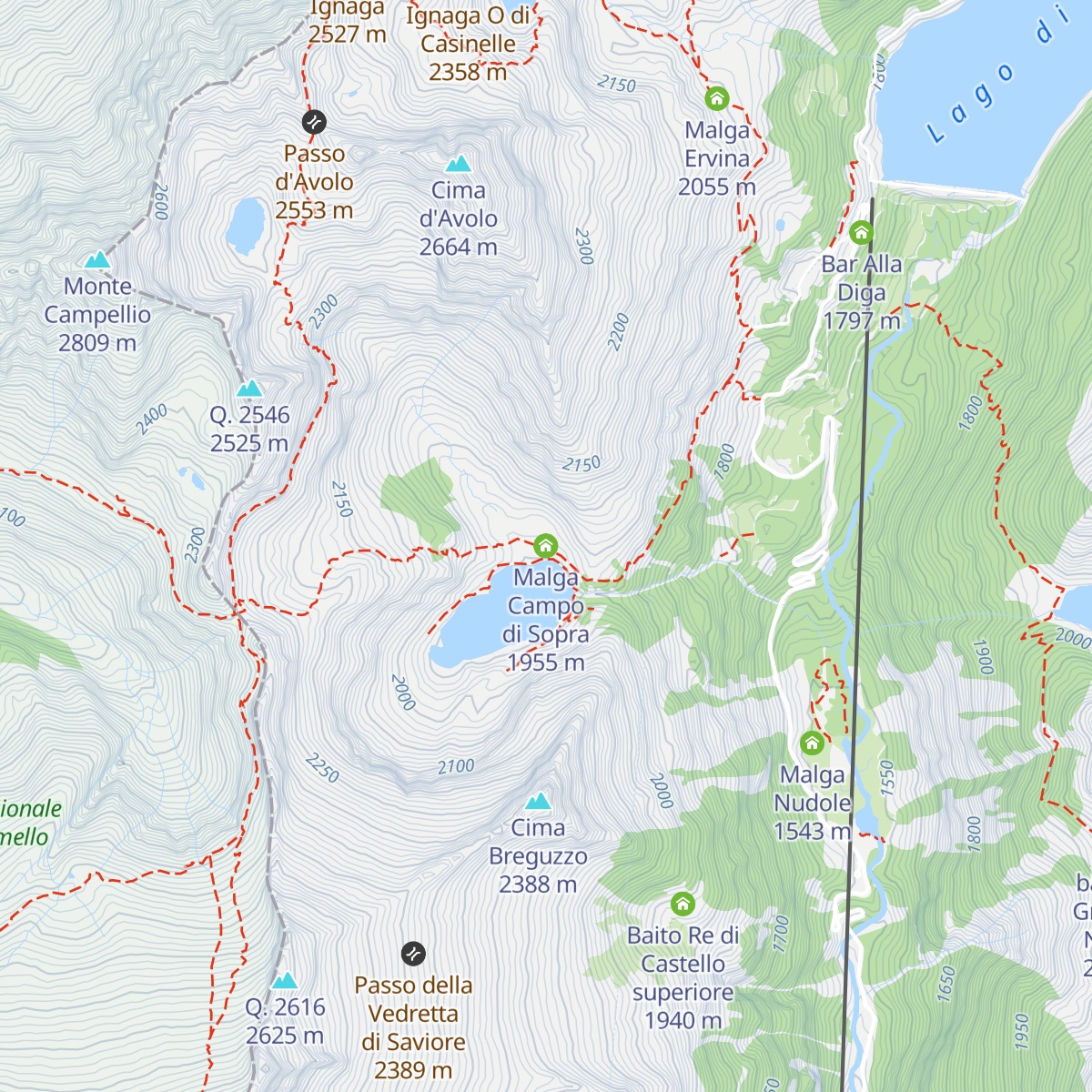 Malga Campo di Sopra map