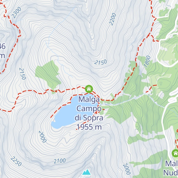 Map of Malga Campo di Sopra