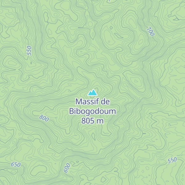 Map of Massif de Bibogodoum