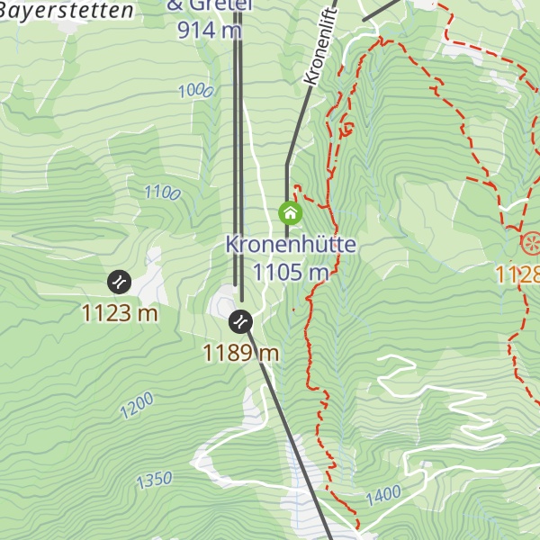 Map of Kempter Hütte