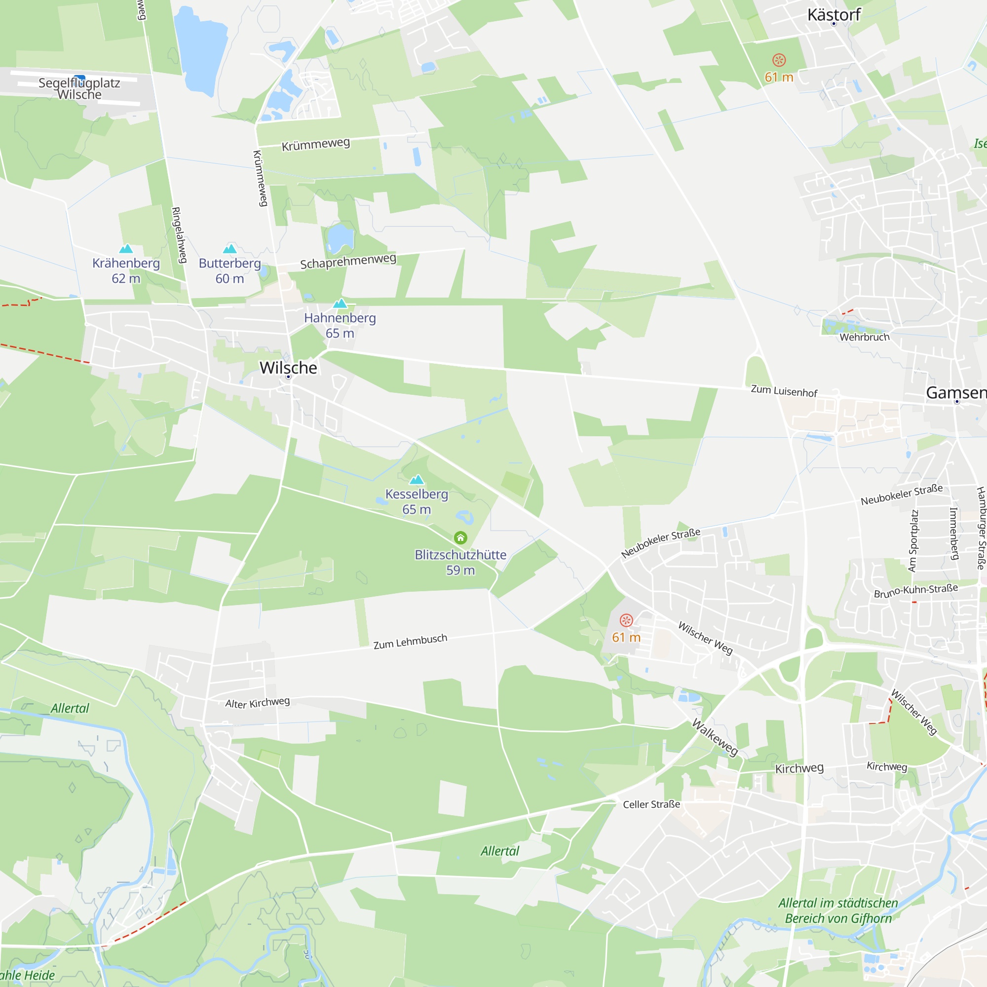 Blitzschutzhütte map