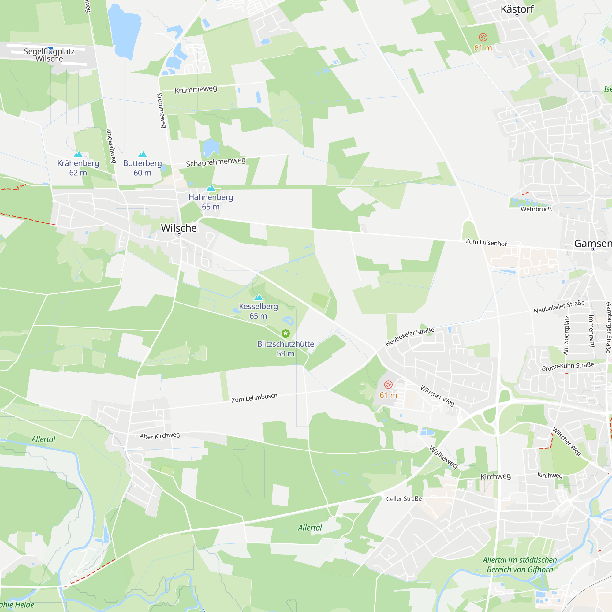 Blitzschutzhütte map
