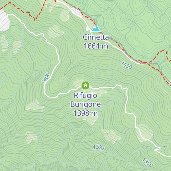 Map of Rifugio Burigone