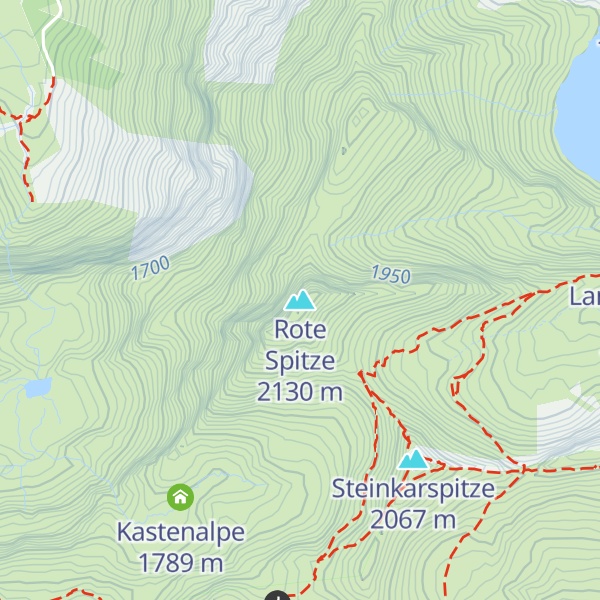 Map of Rote Spitze