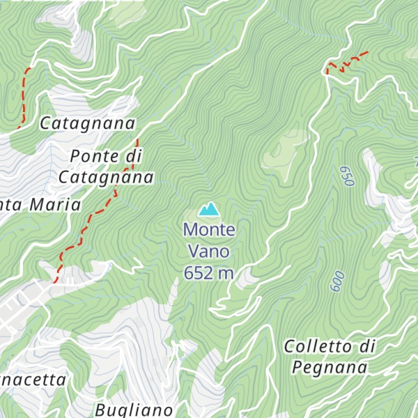 Map of Monte Vano