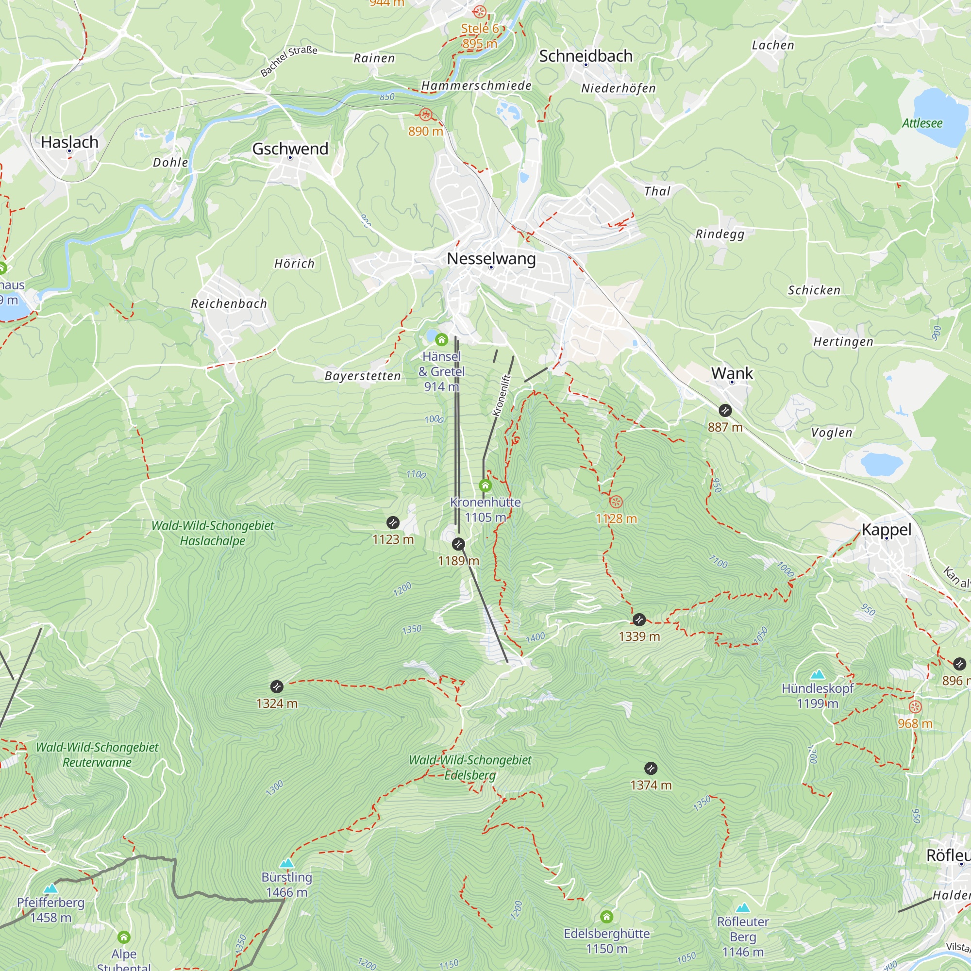 Kronenhütte map
