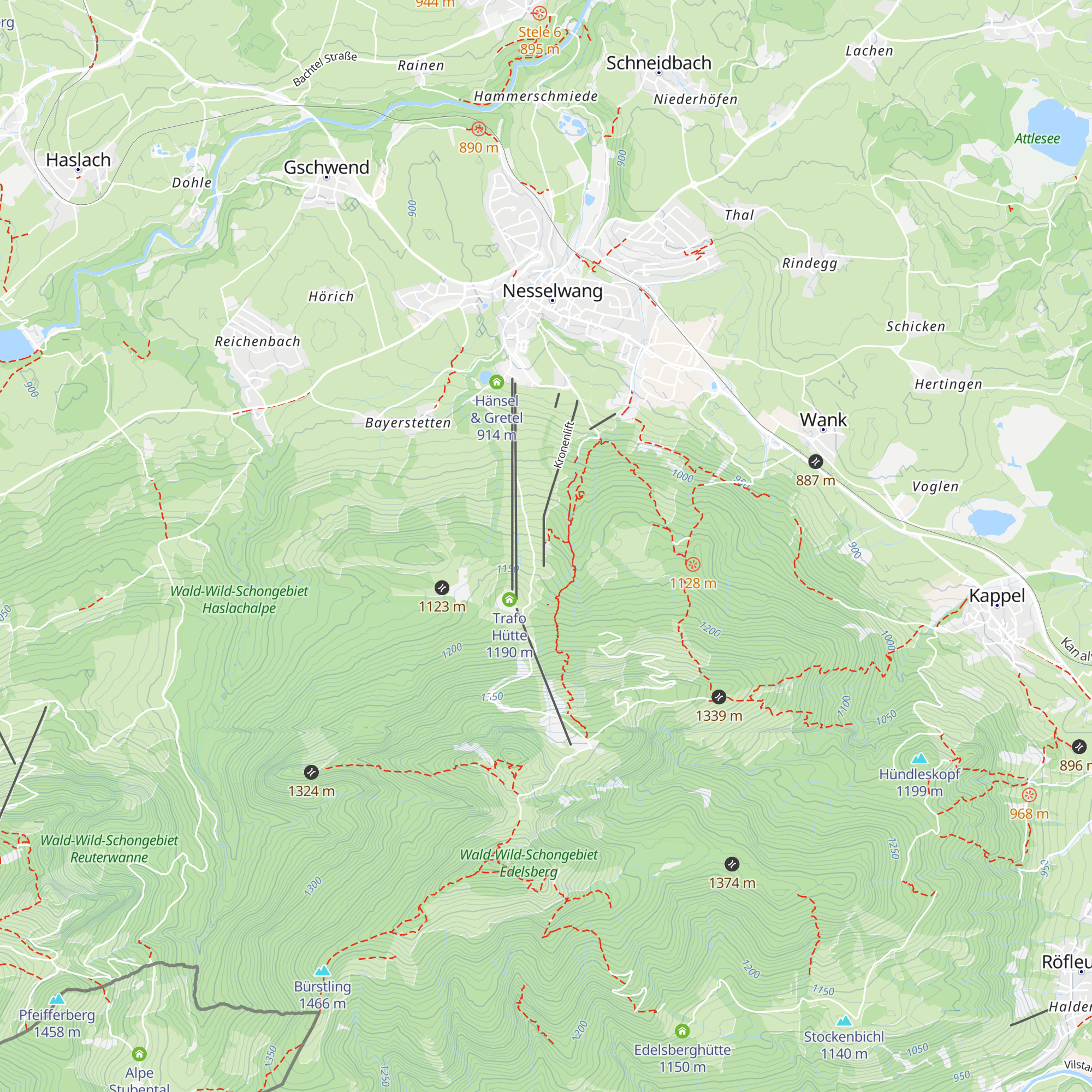 Kronenhütte map