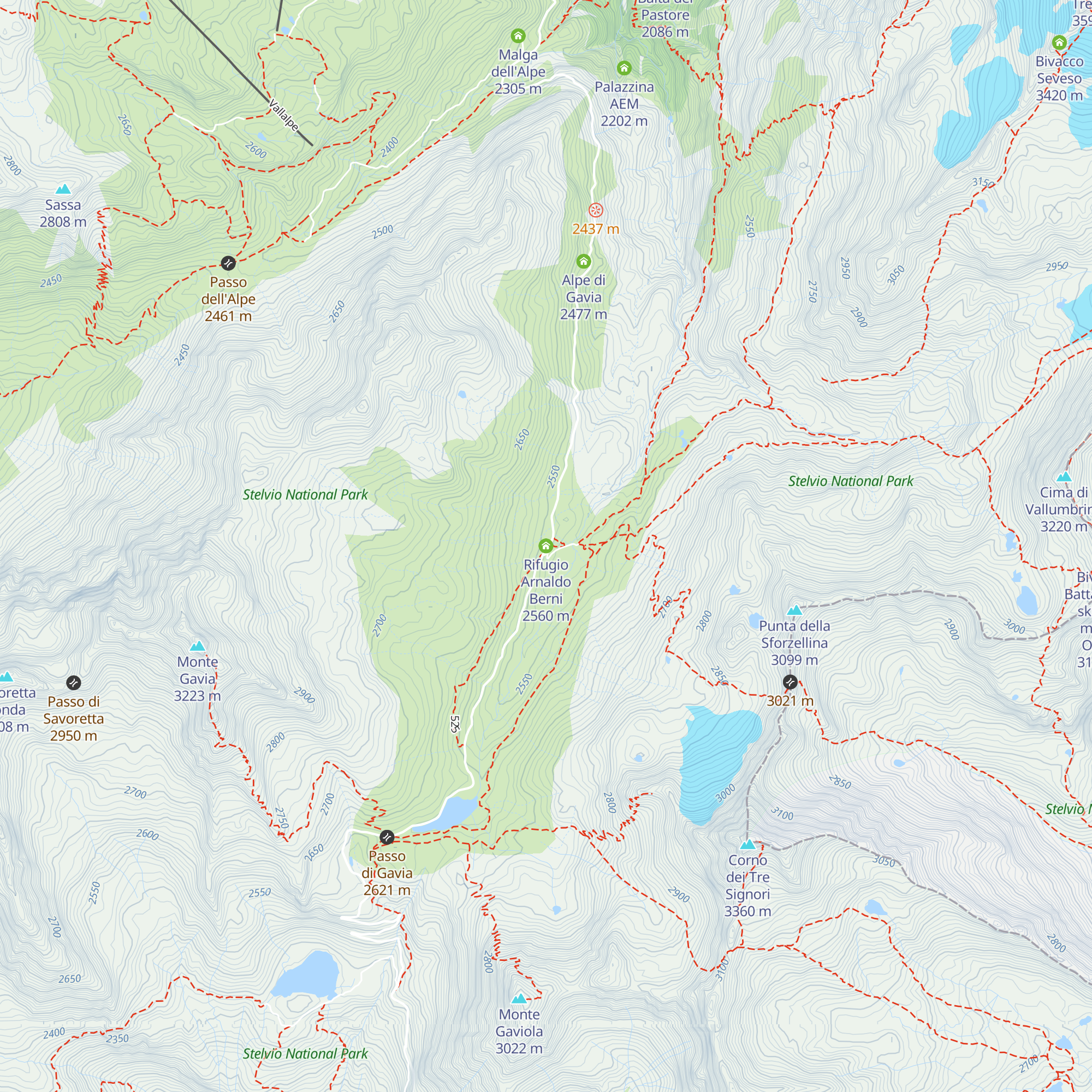 Rifugio Arnaldo Berni map