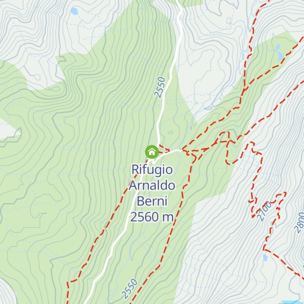 Map of Rifugio Arnaldo Berni