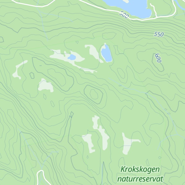 Map of Kirkeberget