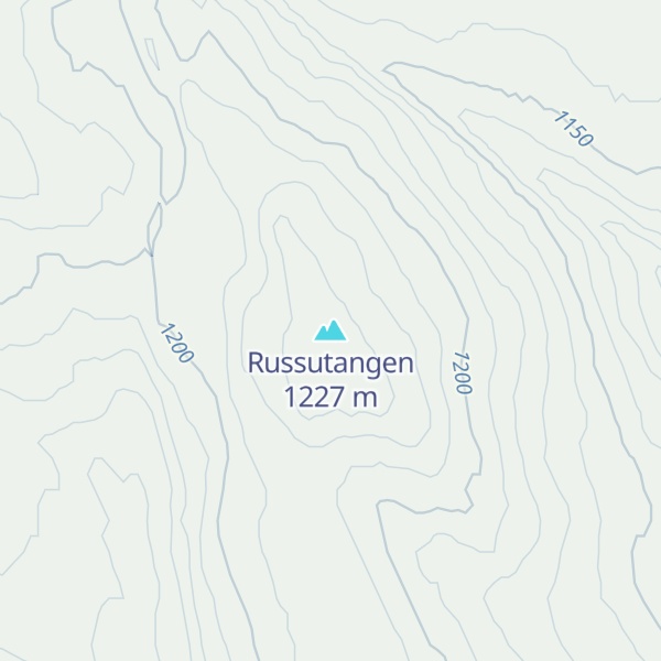 Map of Russutangen