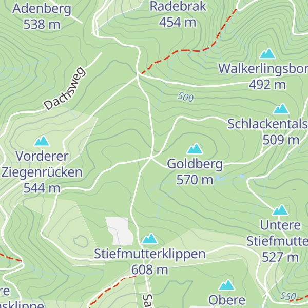 Map of Schutzhütte Goldberg