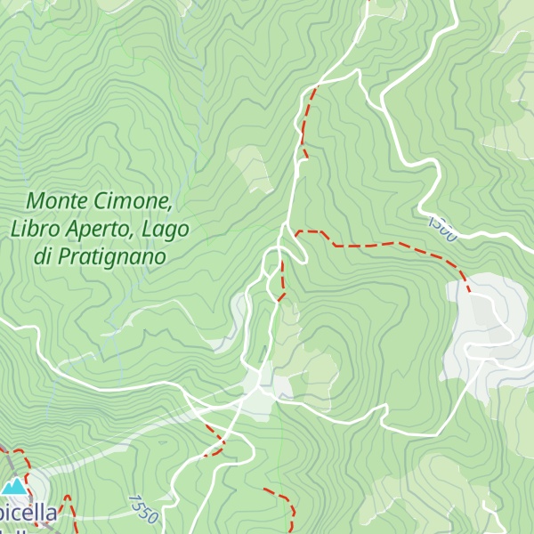Map of Rifugio Boscoreale