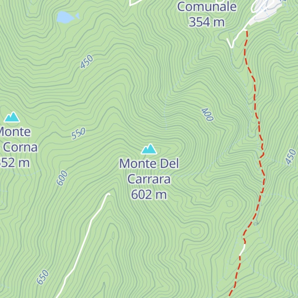 Map of Monte Del Carrara