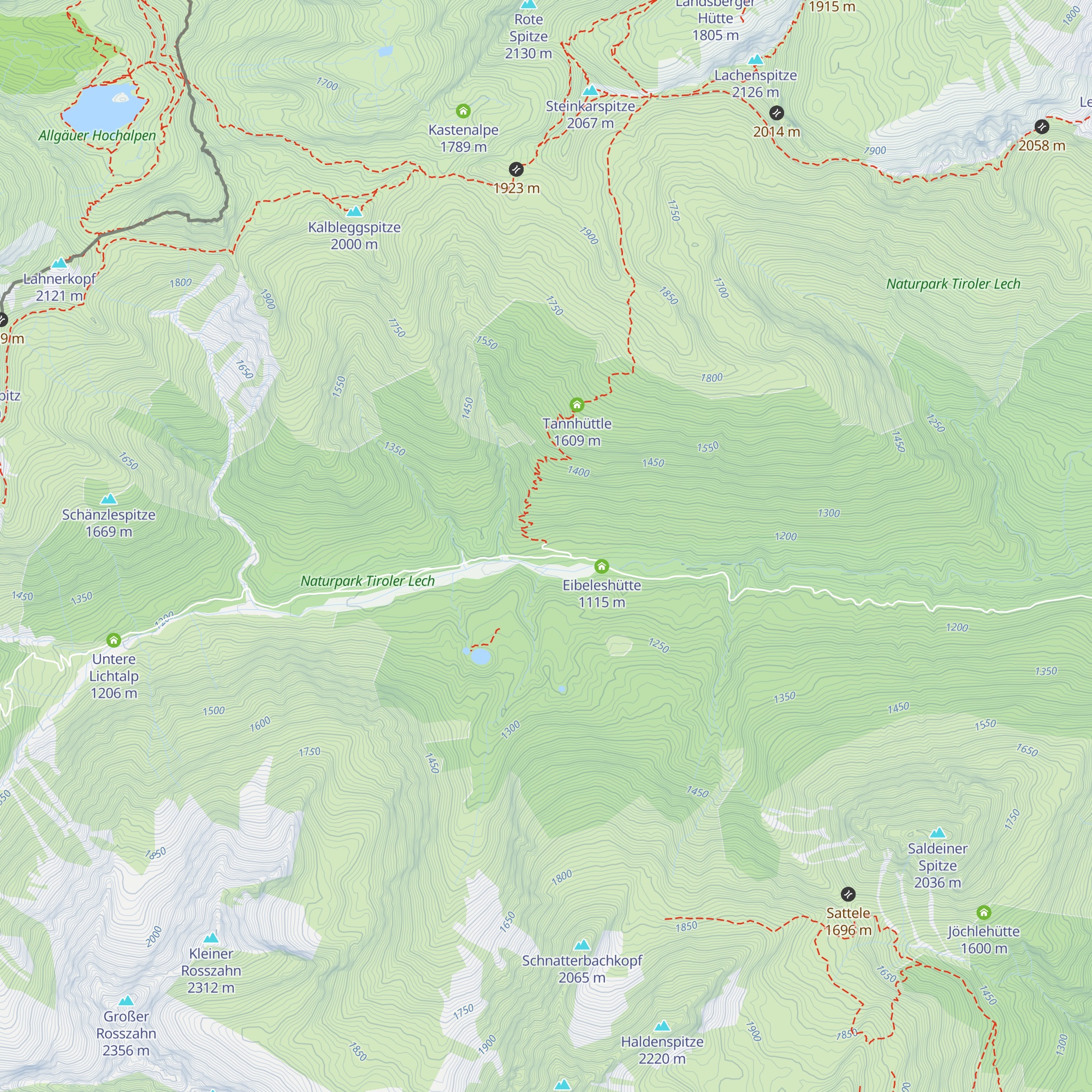 Hassenteufelhütte map
