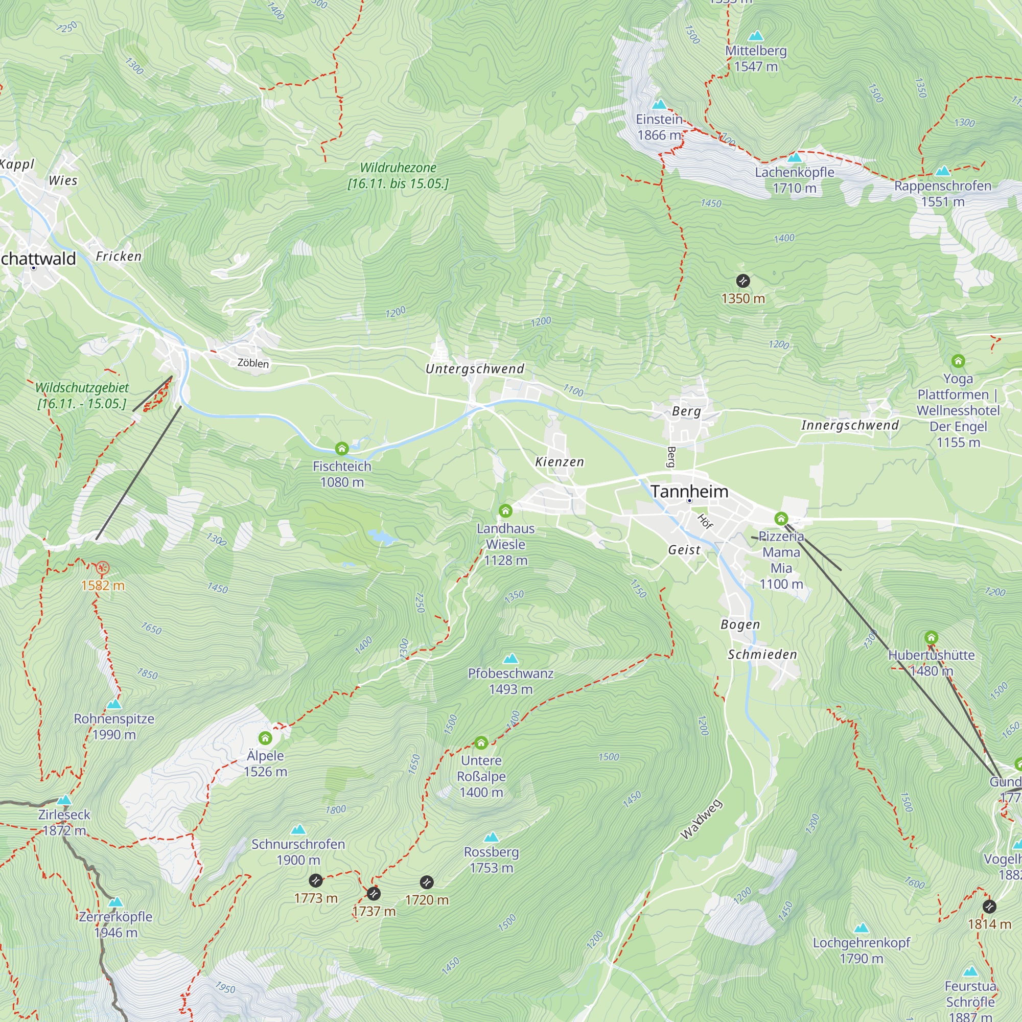 Haus Hirsch map