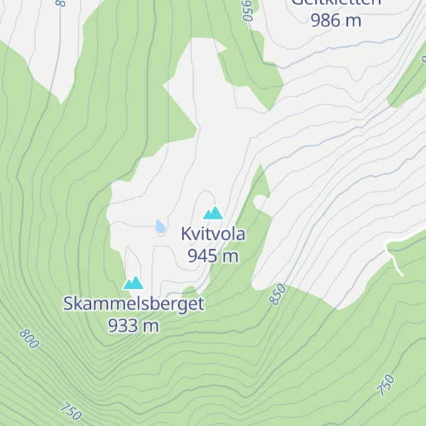 Map of Kvitvola