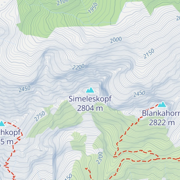 Map of Simeleskopf