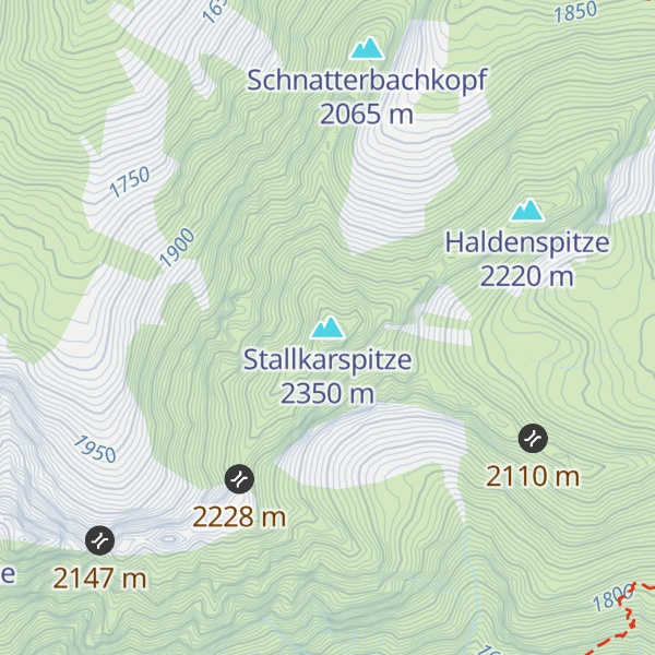 Map of Stallkarspitze
