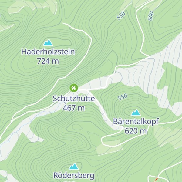 Map of Schutzhütte Bärental