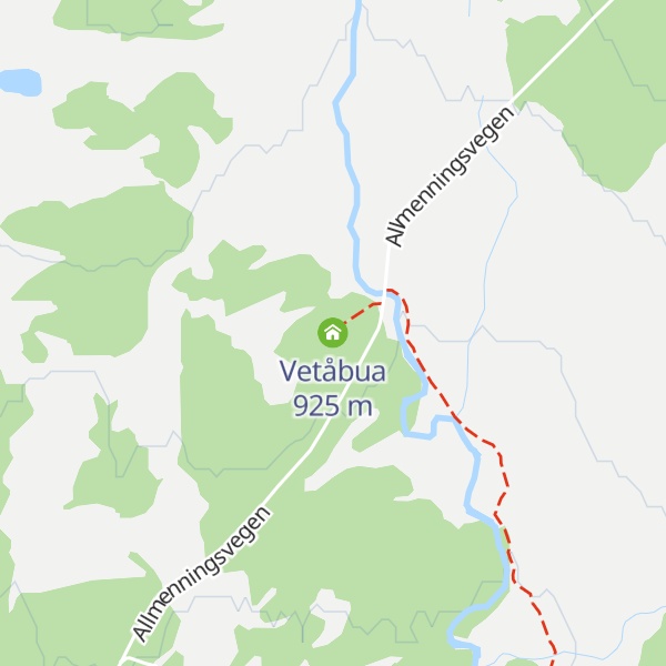 Map of Vetåbua