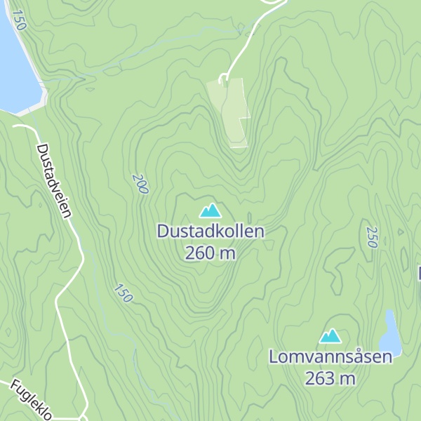 Map of Dustadkollen