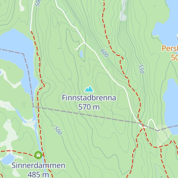 Map of Finnstadbrenna