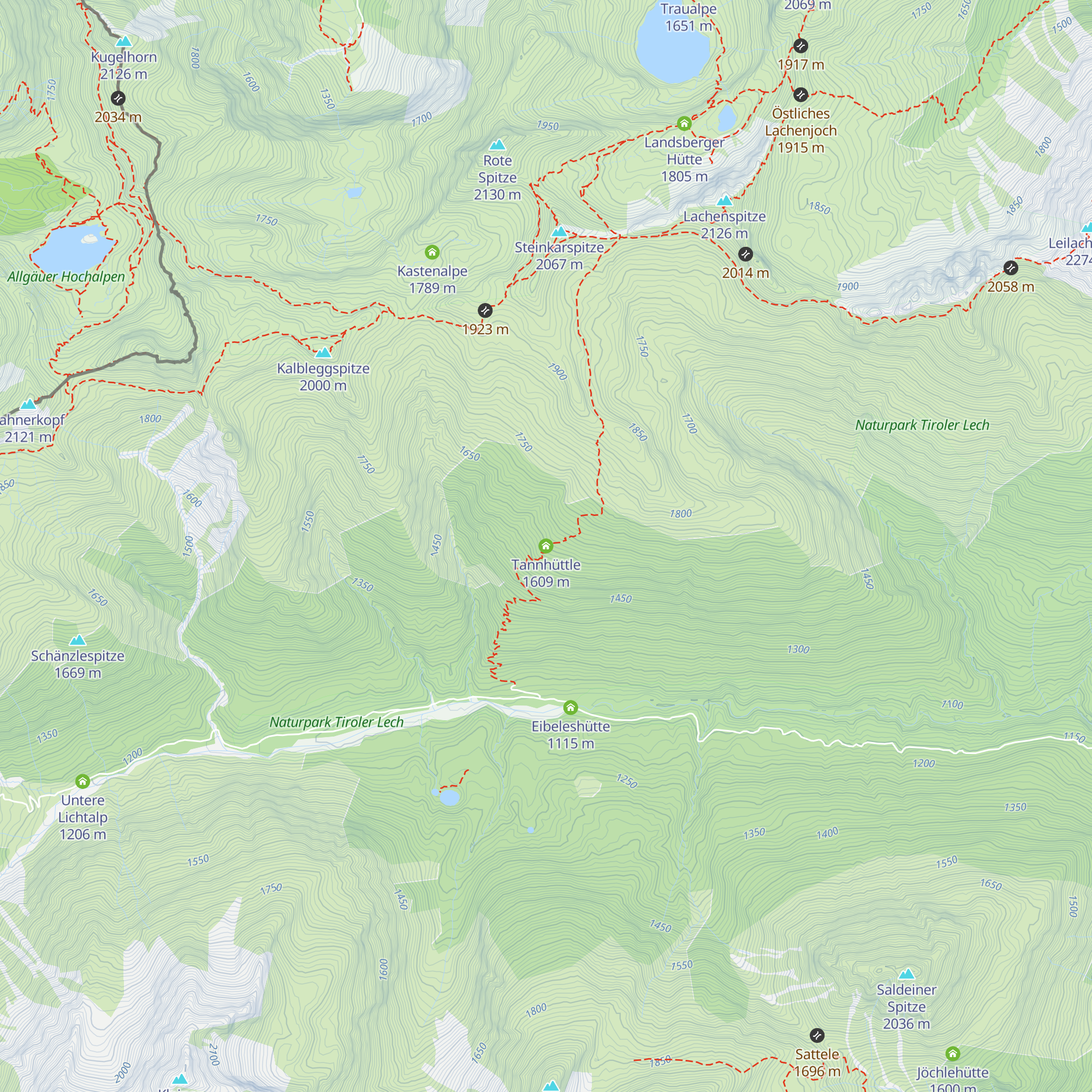 Tannhüttle map