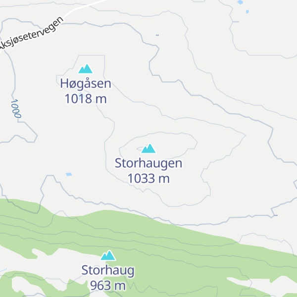 Map of Storhaugen