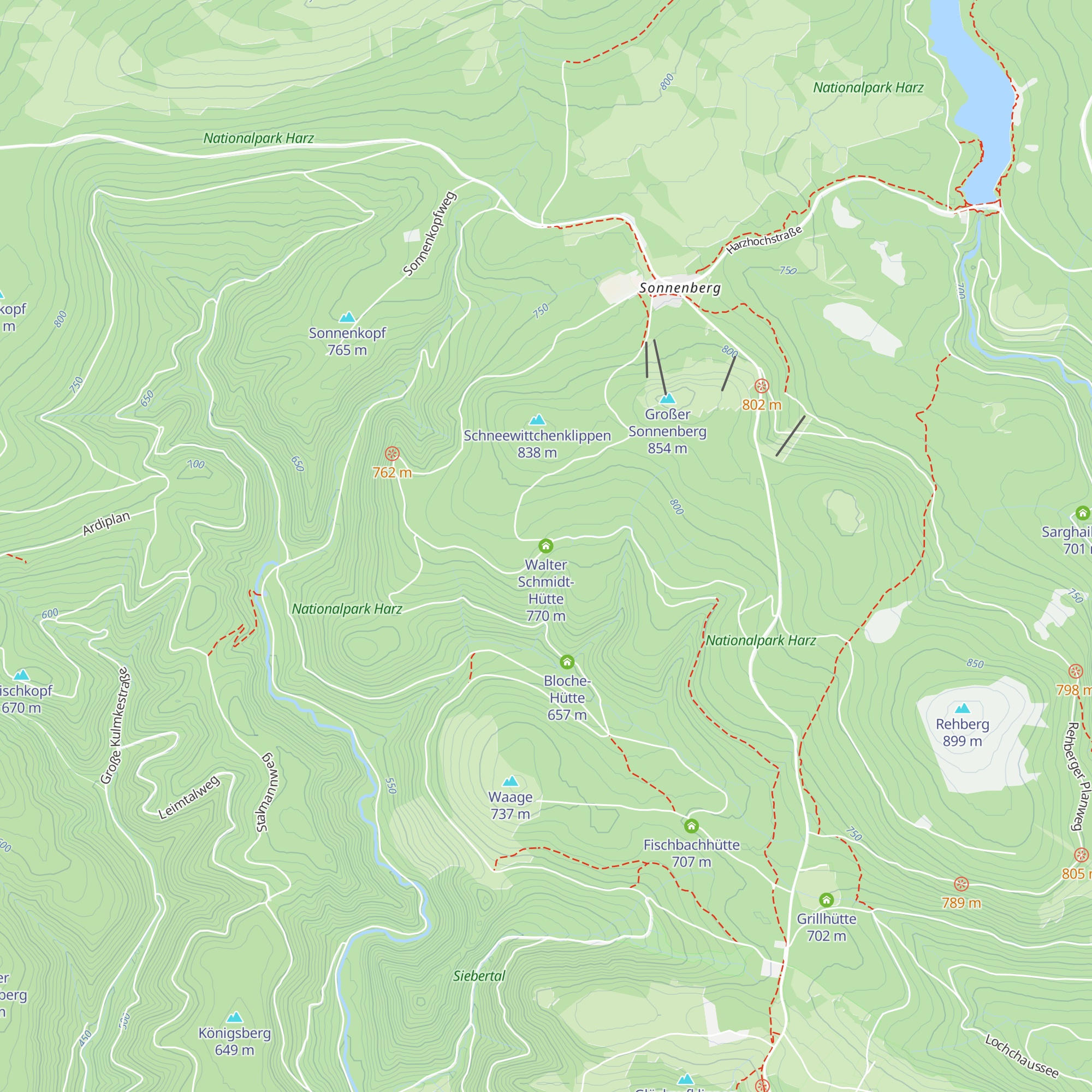 Walter Schmidt-Hütte map
