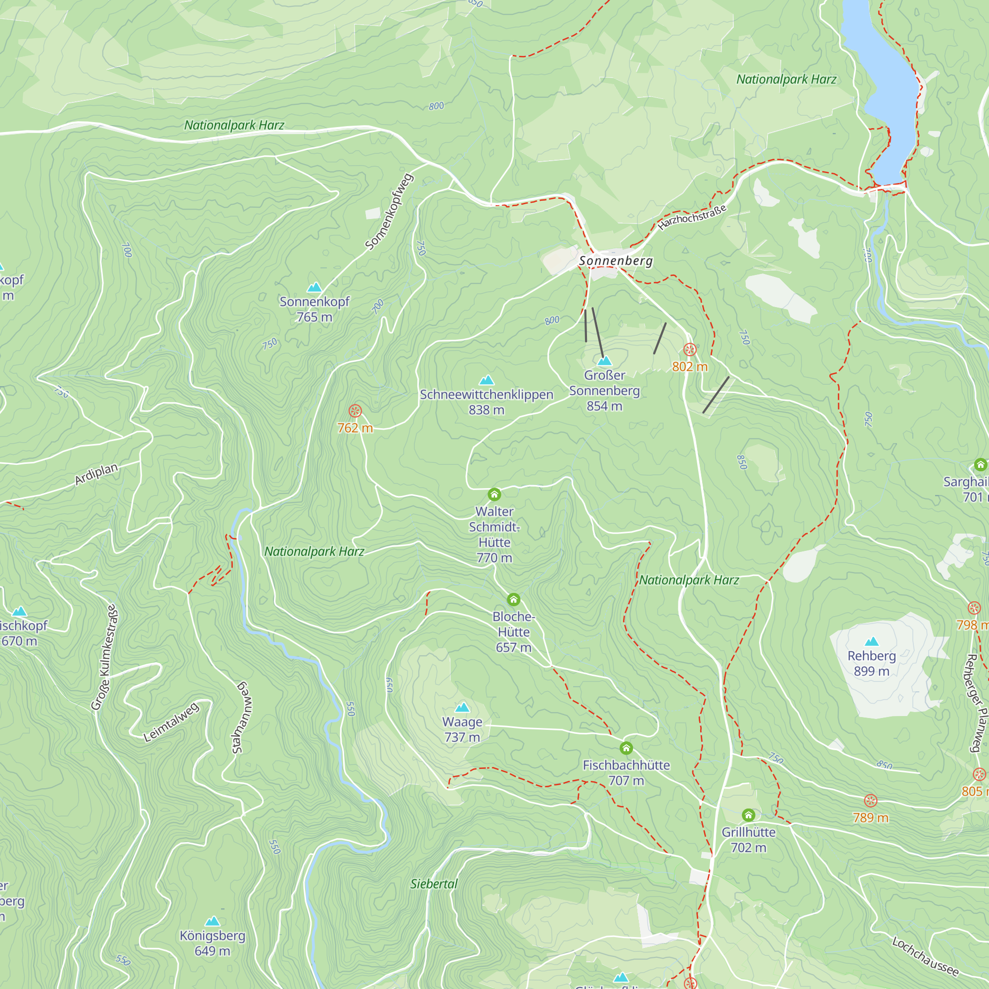 Walter Schmidt-Hütte map