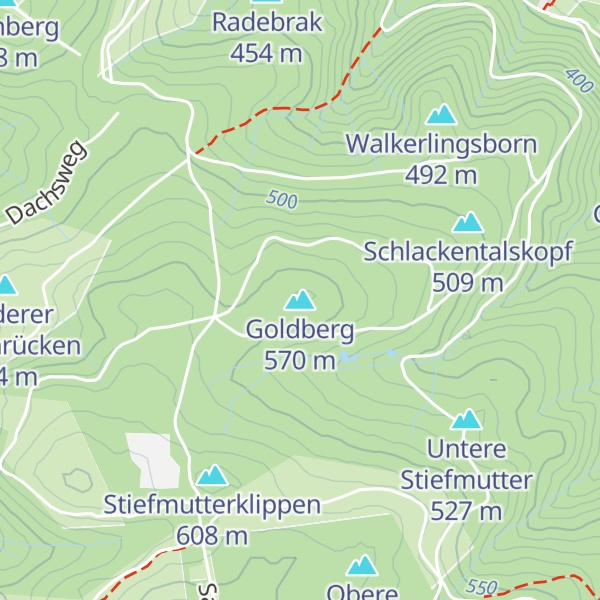 Map of Goldberg