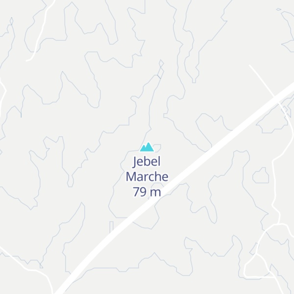 Map of Jebel Marche