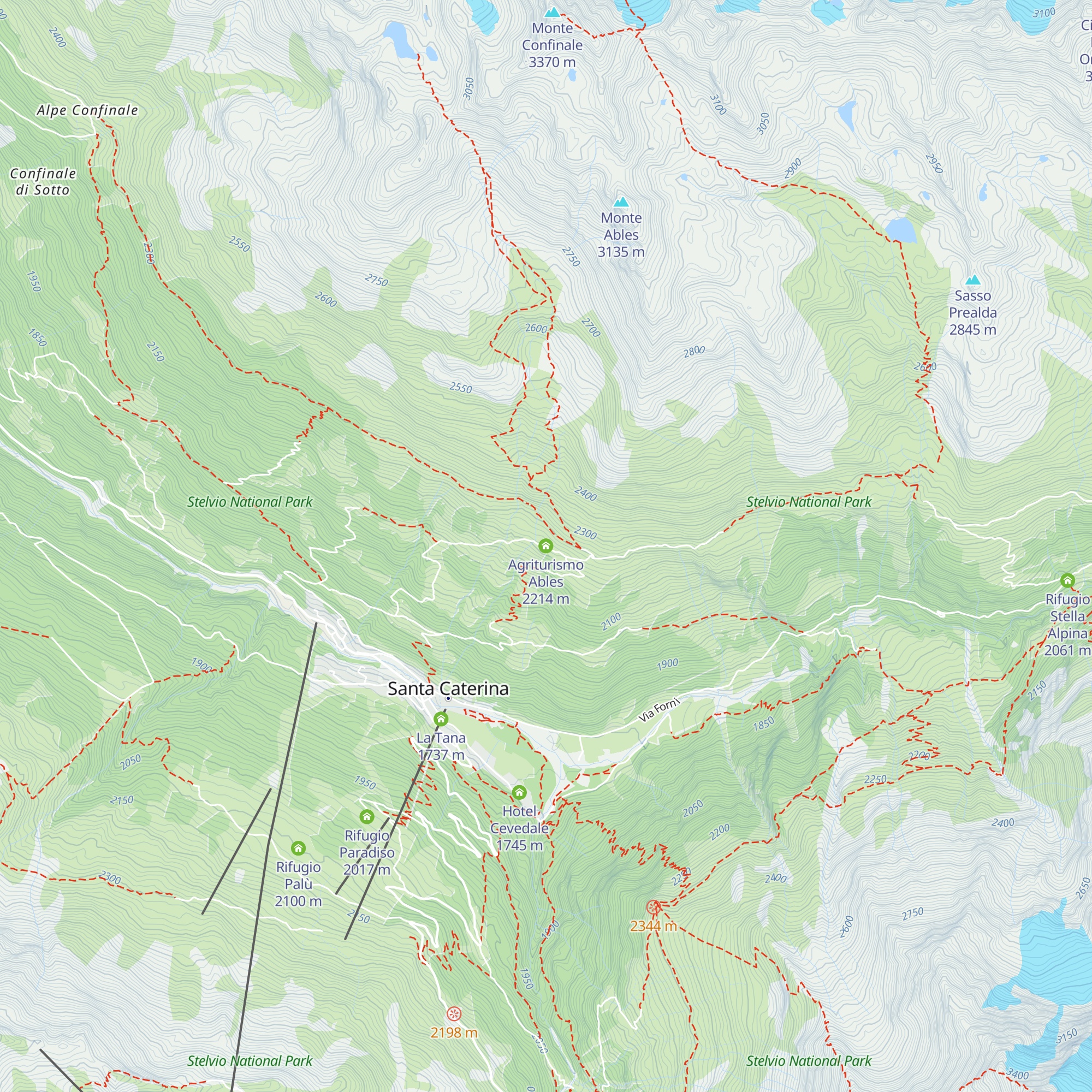 Agriturismo Ables map