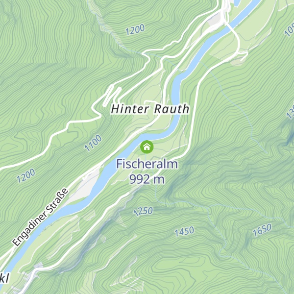 Map of Fischeralm