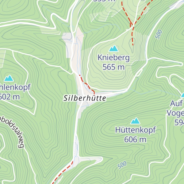 Map of Wasserschloß KW Silberhütte
