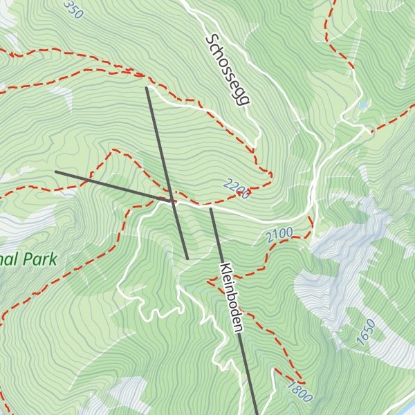 Map of Furkelhütte - Rifugio Forcola