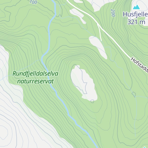Map of Rundfjellet