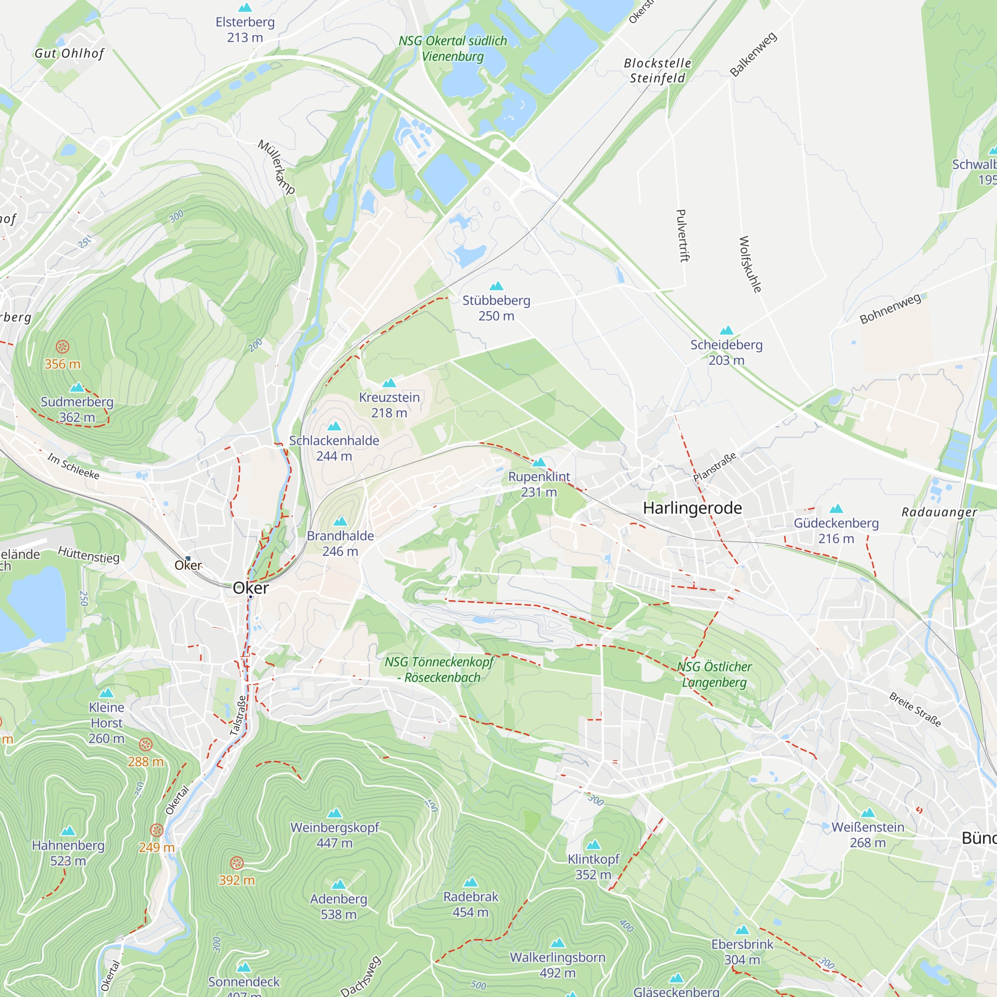Rollerhütte map