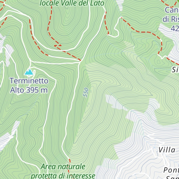 Map of Cima Stipareccia