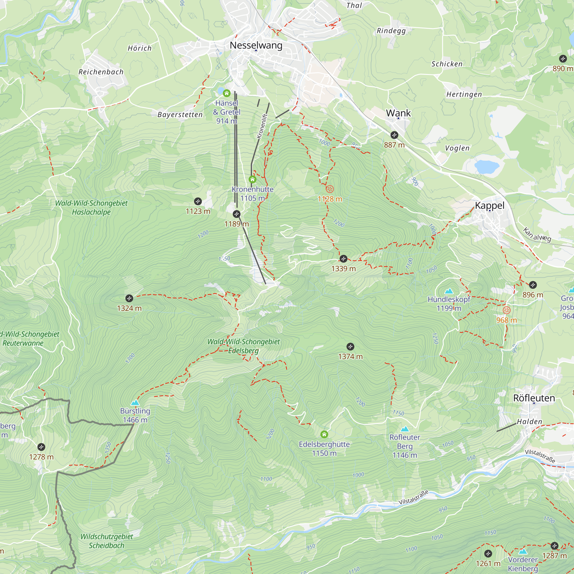 Liegehalle map