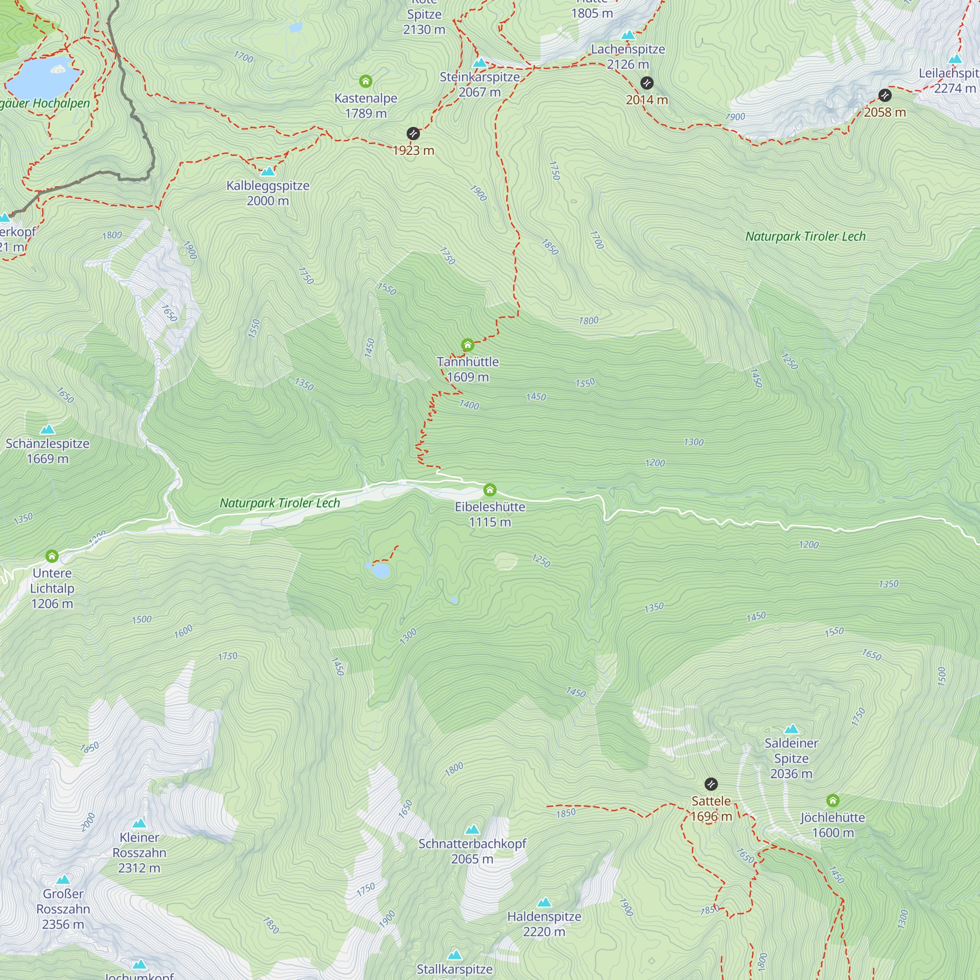 Eibeleshütte map