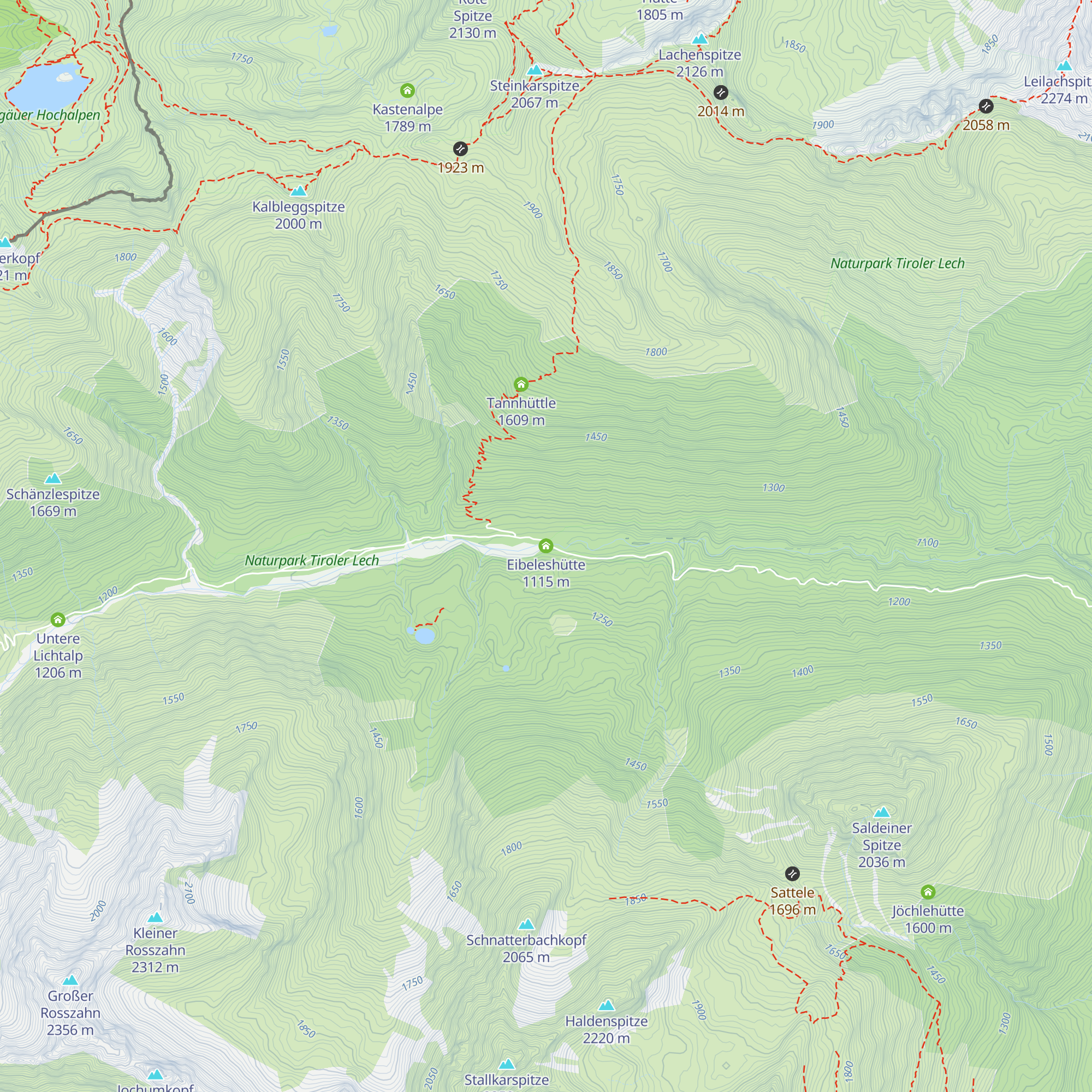 Eibeleshütte map